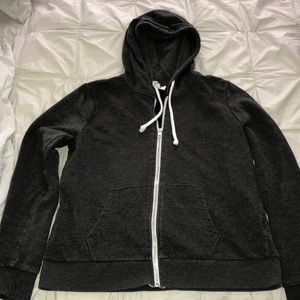 Gray H&M zip up Hoodie